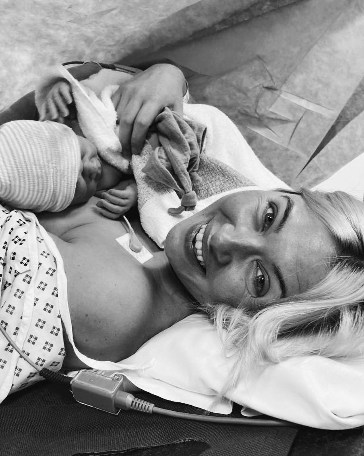 There you weren&rsquo;t and then there you were and now it&rsquo;s where you&rsquo;ll always be 🧡
.
Jeanie Dolores Josephine Otterwell, born at 15:28 on 21/07/21 weighing 7.7lbs.
.
What a beautiful, calm experience we&rsquo;ve had with the amazing t