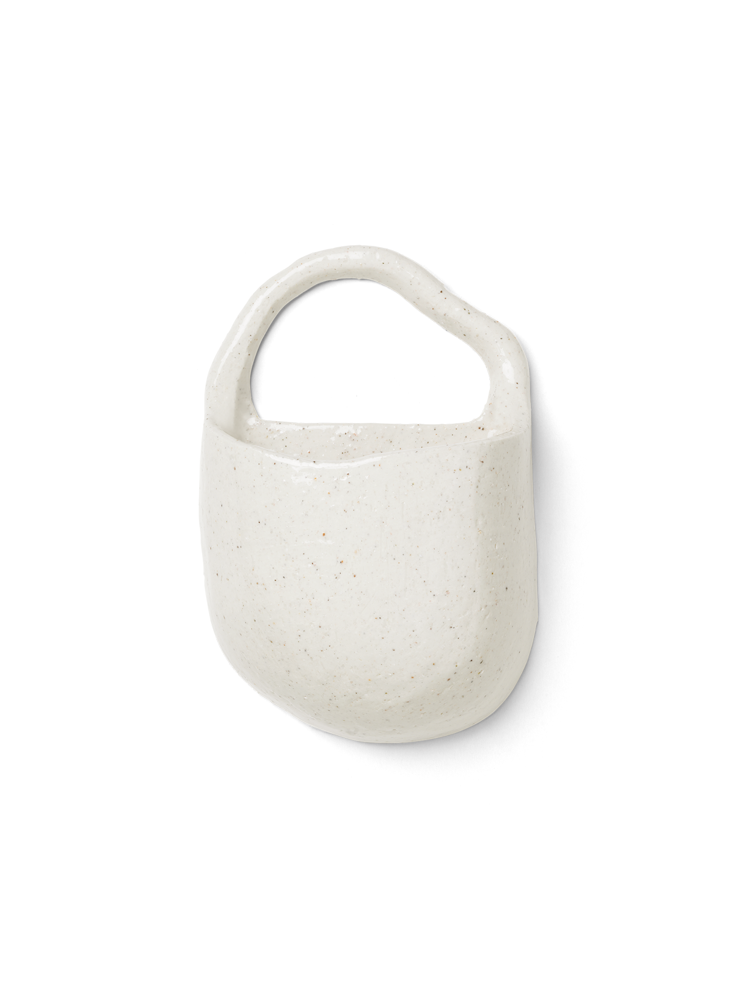 Off-White Speckle Wall Pocket 