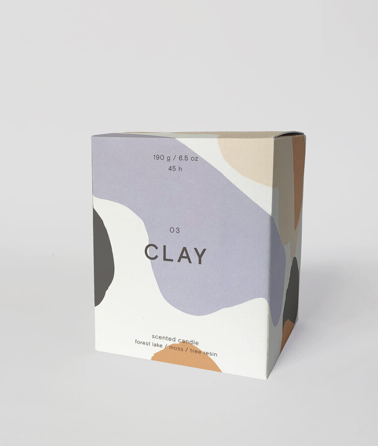 Wrap 'Clay' Christmas Candle - 190ml 