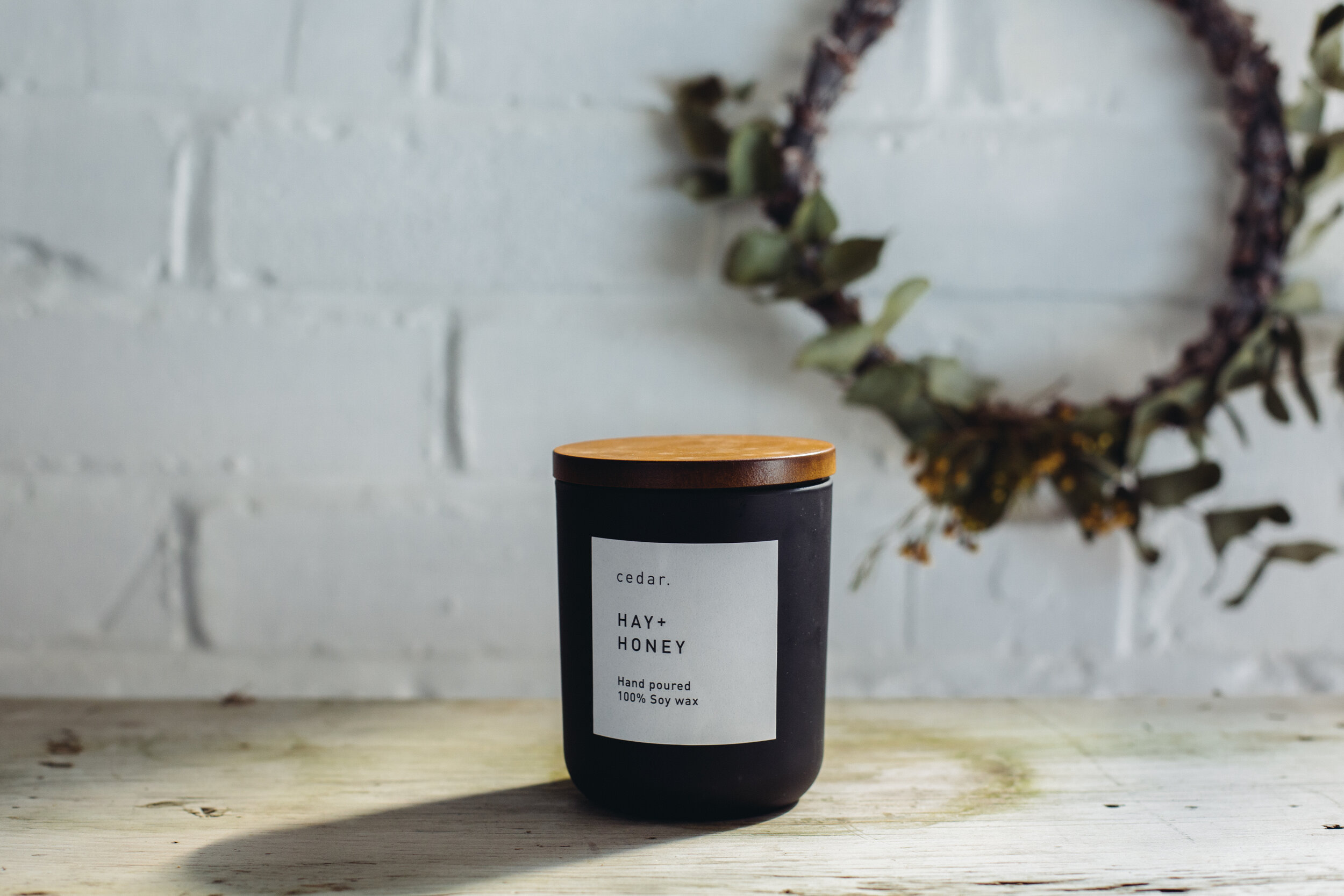 Large Hay + Honey Soy Candle 