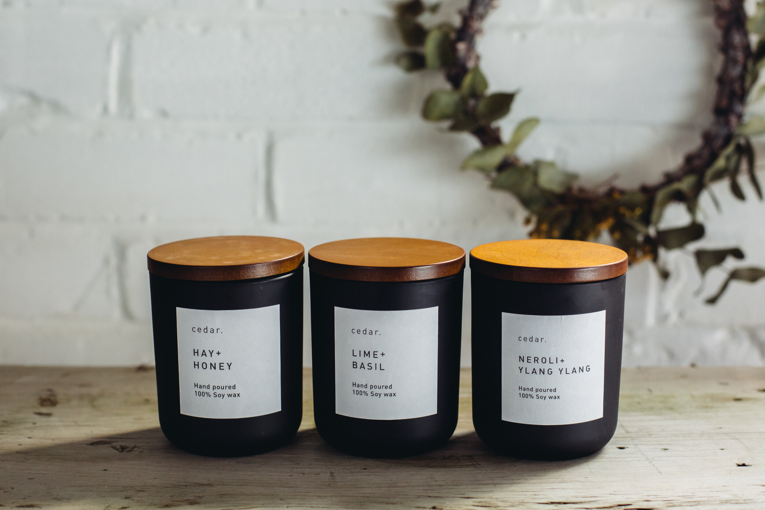 Large Hay + Honey Soy Candle