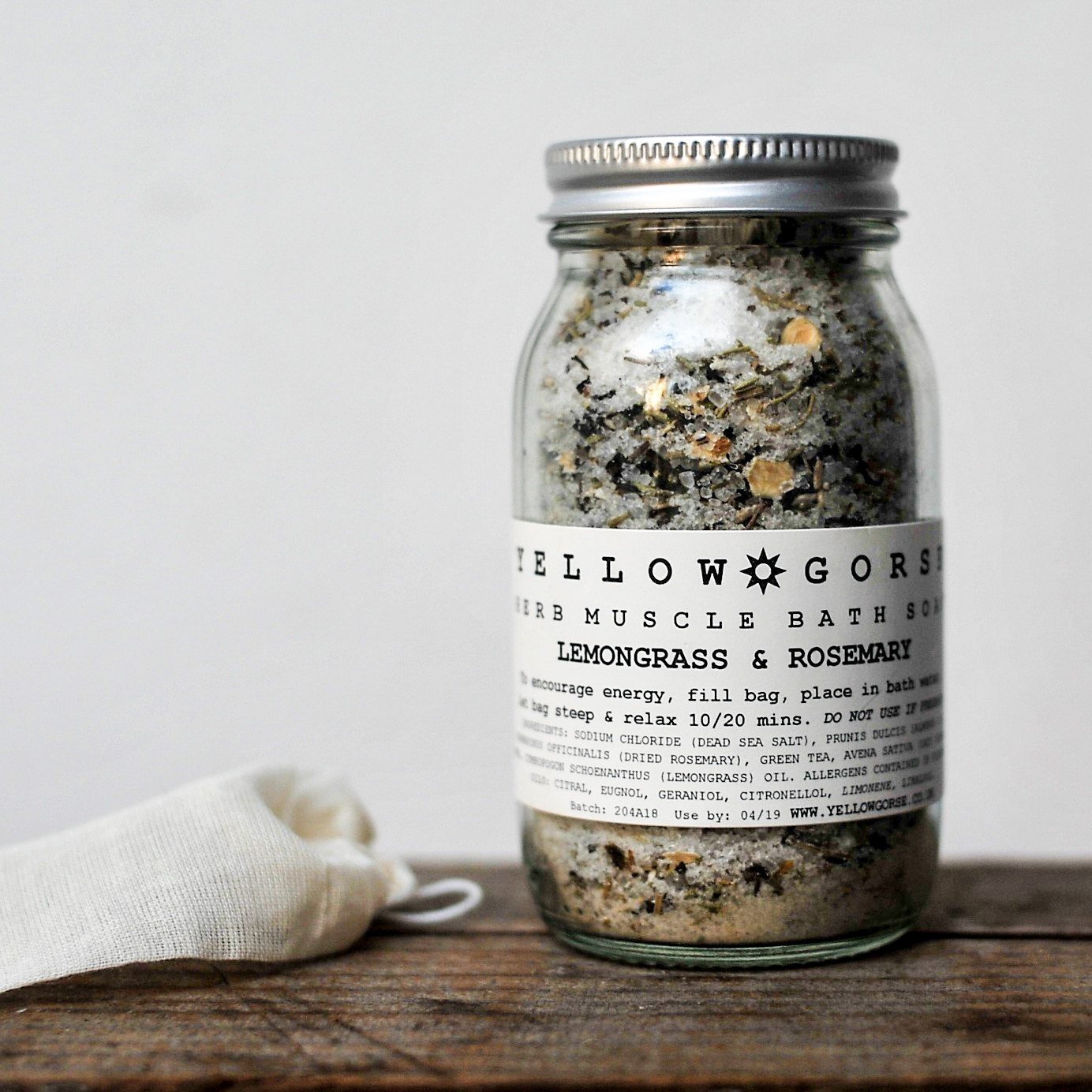 Energising Muscle Relief Bath Soak - 500g 